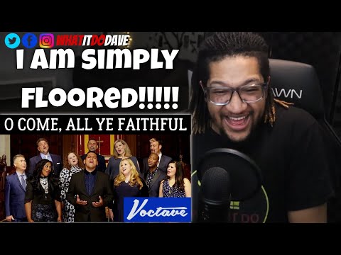 Reaction to O Come, All Ye Faithful - Voctave