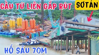 Cầu Tứ Liên Thần Tốc Về Đích Sớm ,Khẩn Trương Làm Nhà Sàn Chống Lũ Cho Anh Em Thợ