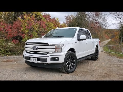 2018 F150 Lariat - Custom Fuel Wheels D616 Contra Matte Black Off Road Rims