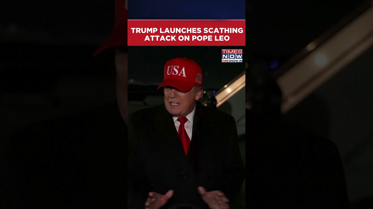 Trump Targets Pope Leo XIV, Calls Him ‘Weak’ On Crime And Foreign Policies #shorts