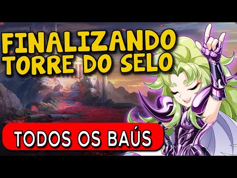 TERMINANDO A TORRE DO SELO COM TODOS OS BÁUS E SEM GASTAR DIAMANTES - SAINT SEIYA AWAKENING