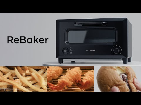 リベイクトースター ReBaker ブラック KTT01JP-BK BALMUDA リベイクトースター ReBaker ブラック KTT01JP-BK BALMUDA