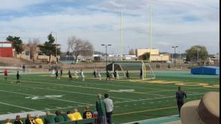 Almost - header hits defender