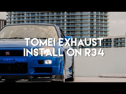 Tomei ExPreme Ti Catback on Skyline R34 GTT RB25