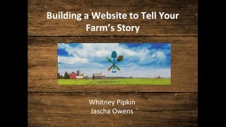 Building a Website to Tell Your Farm's Story