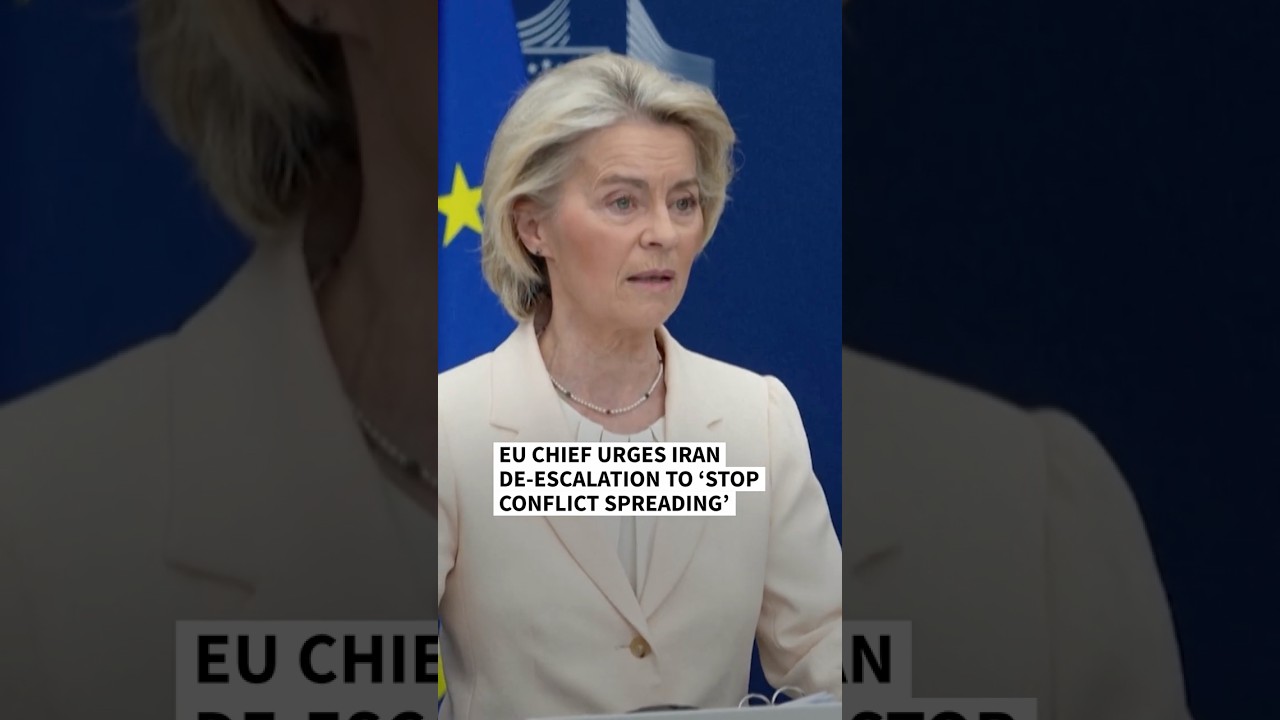 Video | EU chief urges Iran de-escalation to 'stop conflict spreading' | AFP