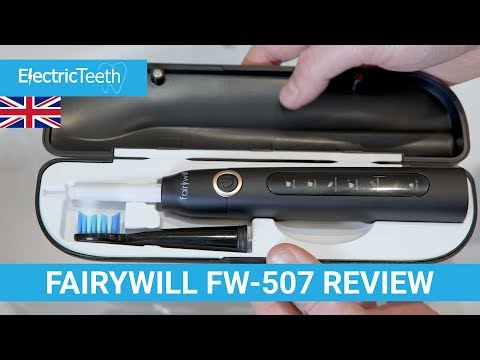 Dantų šepetėlis Šeimos garsinių dantų šepetėlių rinkinys su antgalių rinkiniu FairyWill FW-507 video