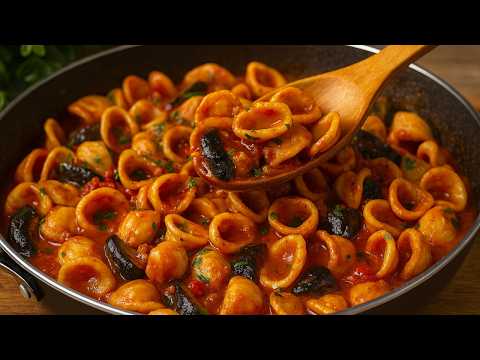 Sicilian Pasta with Tomato, Mozzarella and Eggplant – Creamy and Irresistible Recipe