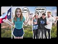 My Best Friends SURPRISE Me In TEXAS CUTE REACTION Sophie Fergi