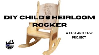 Easy DIY Rocking Chair Anyone Can Make!