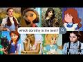 Ranking 15 Different Versions Of Dorothy In The Wizard Of Oz ️