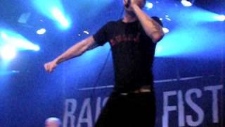 Raised fist - Killing it Live