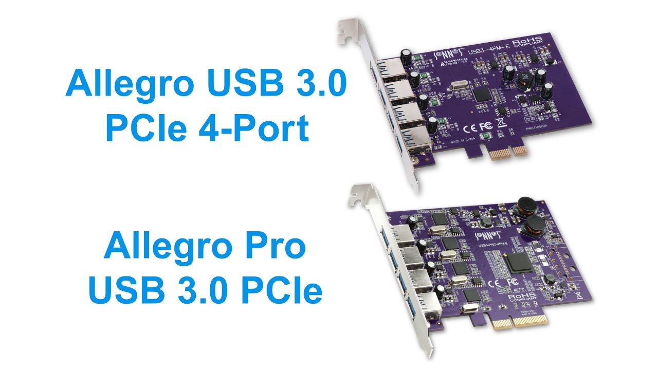 Sonnet Allegro USB 3.0 4-Port Advantages Product Overview