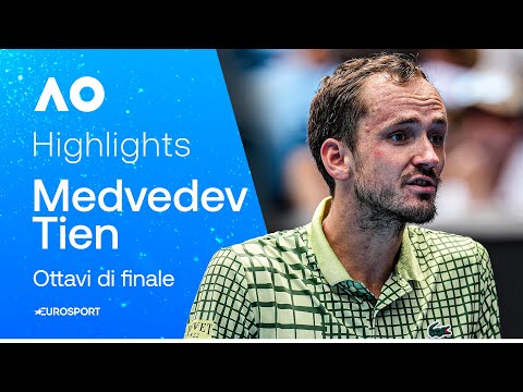 TIEN DOMINANTE! Medvedev non può nulla | HIGHLIGHTS | AUSTRALIAN OPEN 2026