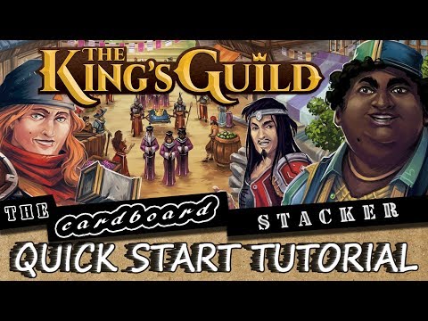 How to Play The King's Guild from Mirror Box Games - Quick Start Tutorial