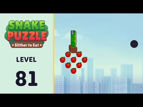 Snake Puzzle: Slither to Eat Level 81 | Every Puzzle Solved! 🎯