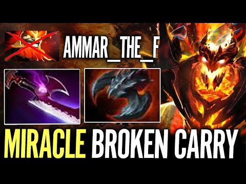 Miracle Best Shadow Fiend in the World - AMMAR_THE_F Against Miracle- Hard Carry Dota 2 Pro