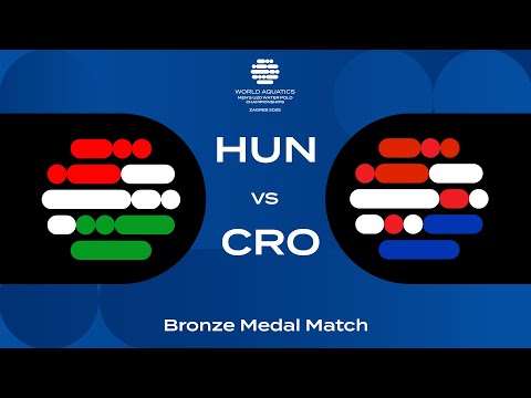 HUN vs CRO | Epic Bronze Medal Clash | World Aquatics U20 Water Polo 2025