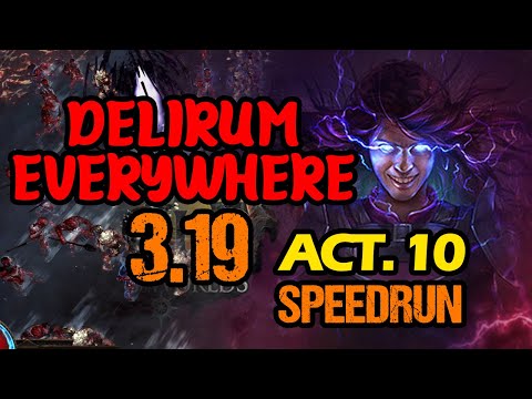 Elementalist | Speedrun Act 10 | Delirium Everywhere 3.19