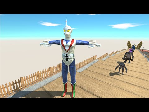 NEW UNIT! ZONE FIGHTER VS AVENGERS DEATH FALL - Animal Revolt Battle Simulator