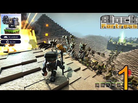 BLOCK FORTRESS 2| Epic Base Building Meets Tower Defense! 💥 B F 2 GAMEPLAY #1