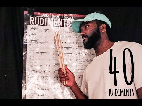 All 40 Rudiments - Jerome Flood II