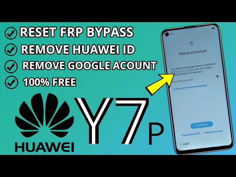 Huawei Y7P (ART L29) Bypass FRP Remove Google Account Unlock HUAWEI ID 2025