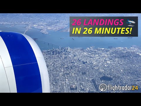 Landings Supercut! Pax cabin wing and engine views + beautiful scenery [4K]