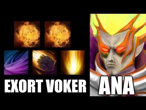 ANA Pro 9K MMR EPIC Invoker 7.06 META Gameplay Dota 2
