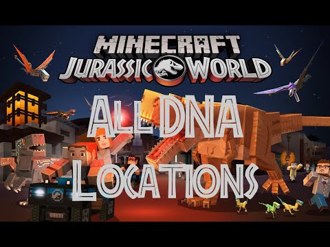 Yearly Dino - Minecraft Jurassic World DLC: All DNA Locations