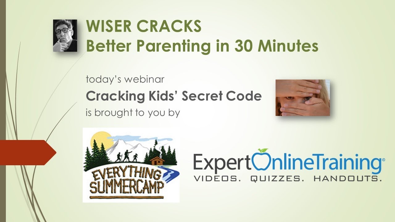 WISER CRACKS: Cracking Kids' Secret Code