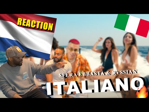 Sfera Ebbasta, Rvssian - Italiano Anthem 🇳🇱Dutch Reaction (ENG/DUTCH SPOKEN)