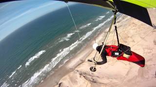 preview picture of video 'June 25th, 2013 - Hanggliding at Rubjerg Knude Lighthouse'