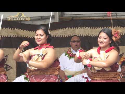 Polyfest 2018 - Tonga Stage:  Otahuhu College Tau'olunga