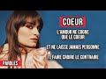 Clara Luciani - C½ur (Paroles/Lyrics) - Coeur 2021