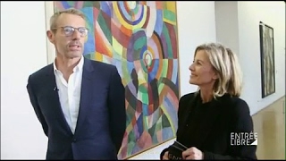 Visite de Pompidou avec Lambert Wilson