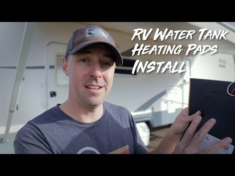 Protect The RV Water Tank From Freezing! RV Holding Tank Heating pad.