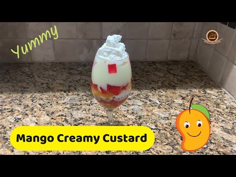 Mango Custard Cream Recipe | Mango Trifle Delight | Aneela Cuisine