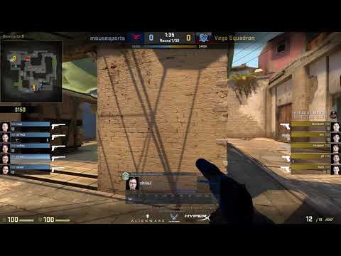 mousesports ChrisJ USP 4K vs Vega Squadron Mirage @ ELEAGUE MAJOR BOSTON 2018