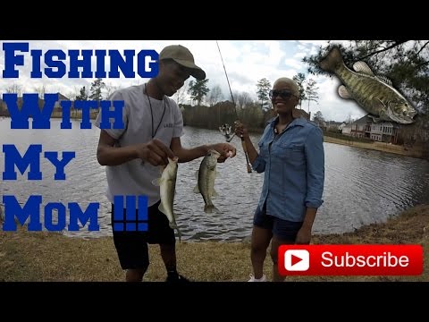 Taking My Mom Bass Fishing For The 1st Time !!