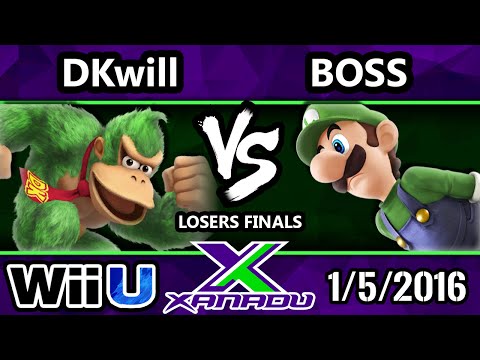 S@X 131 - Boss (Luigi) Vs iQHQ | DKwill (Donkey Kong) SSB4 Losers Finals - Smash Wii U - Smash 4