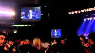 Jac-que singing "Walkin' in a Winter Wonderland" USAA Christmas Party 2010