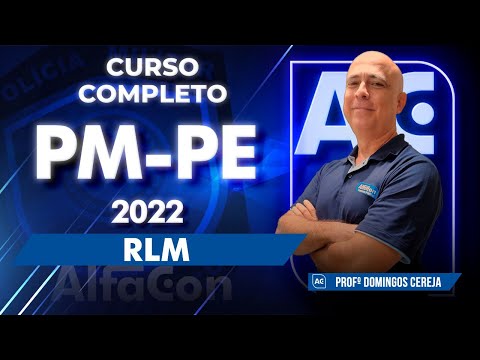 Começando do Zero PM PE 2022 - Raciocínio Lógico Matemático - AlfaCon