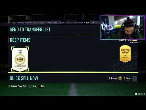 Castro does NO LOOK MID ICON PP ( LOSES RONALDINHO )