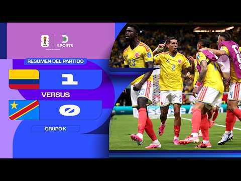 ملخص مباراة كولومبيا ضد الكونغو الديمقراطية بتاريخ 2026-06-24
