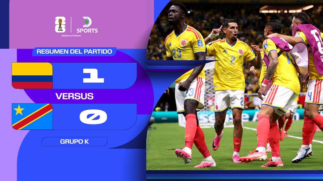 Colombia vs DR Congo