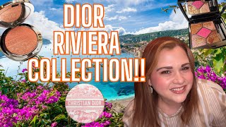 DIOR Riviera Collection!! Coral Glow Luminizer + Pink Riviera Eyeshadow  - Demo & First Impressions!
