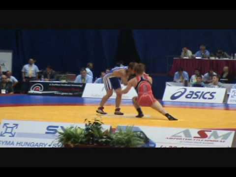 Anton Afansyeu (BLR) dec. Jason Chamberlain (USA), 66 kg freestyle bronze match at Junior Worlds