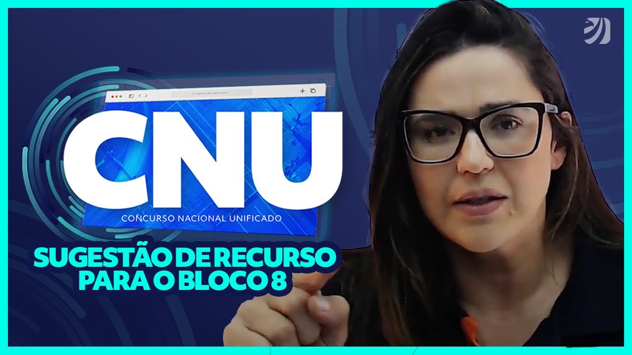 CNU: sugestão de recurso para o bloco 8 - Questão 10 - Professora Nathália Masson