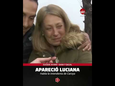 COLONIA CAROYA: APARECIÓ LUCIANA.